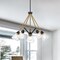 Nuvo Starlight 5-Light Chandelier, E26 60W, Matte Black, Clear Seeded 60/7685 - alternate 3